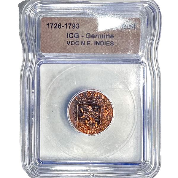VOC N.E. INDIES Duit ICG Genuine