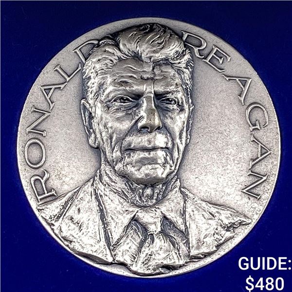 1891 Ronald Reagan 5 oz Silver Inagural Medal