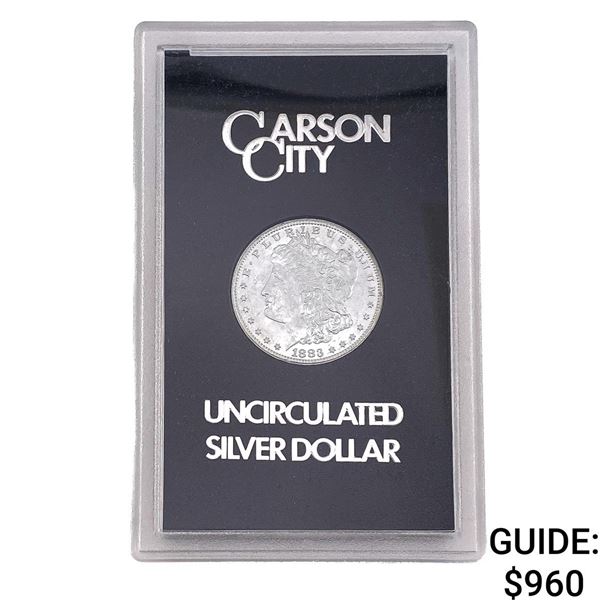 1883-CC Morgan Silver Dollar UNC