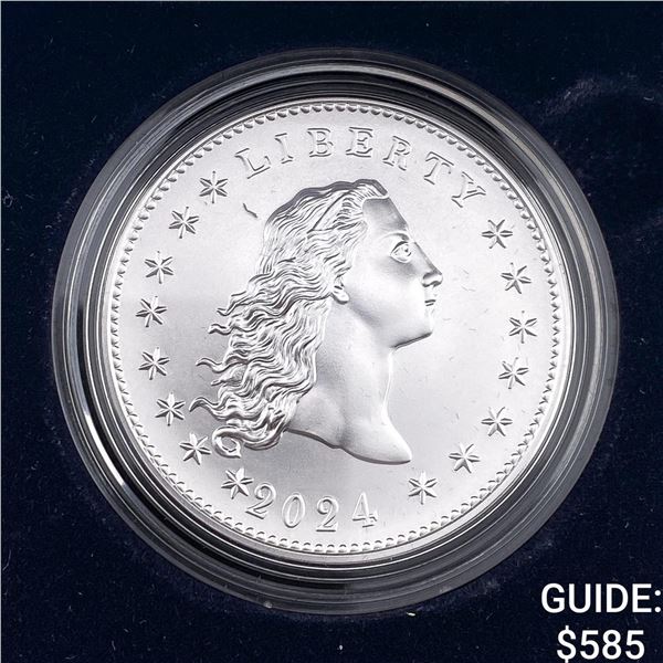 2024 U.S. Mint 230 Anni. Flowing Hair Silver Medal