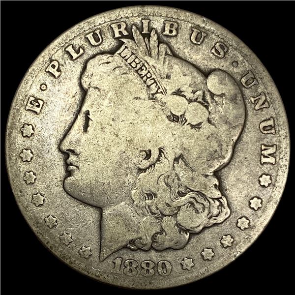1880-O Silver Morgan Dollar LIGHTLY CIRCULATED