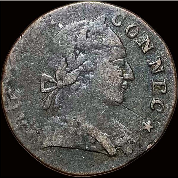 1788 Connecticut Copper Coin LIGHTLY CIRCULATED