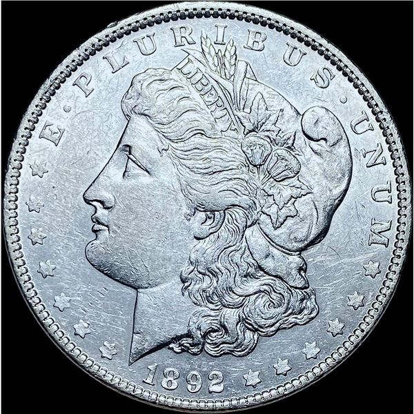 1892 Silver Morgan Dollar CHOICE AU
