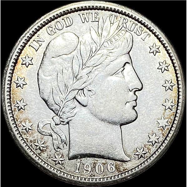 1906-O Silver Barber Half Dollar CLOSELY UNCIRCULATED