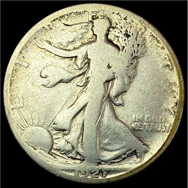 1921-S Silver Walking Liberty Half Dollar  NICELY CIRCULATED