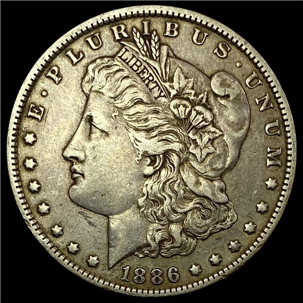 1886-O Silver Morgan Dollar NEARLY  UNCIRCULATED