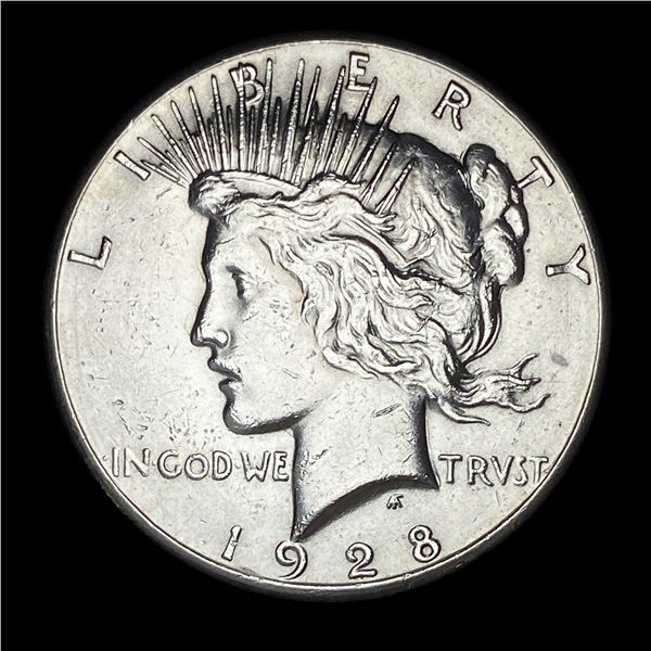 1928 Peace Silver Dollar LIGHTLY CIRCULATED