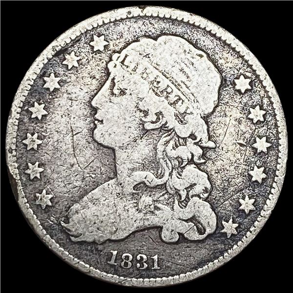 1831 Capped Bust Quarter NICELY CIRCULATED