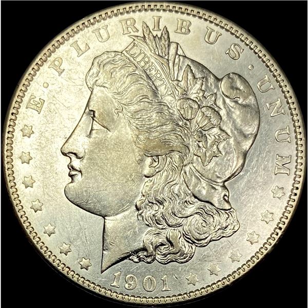 1901 Silver Morgan Dollar CLOSELY  UNCIRCULATED