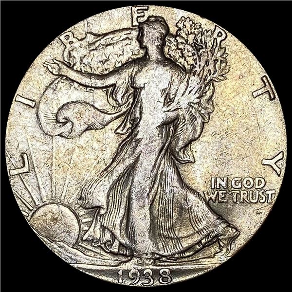 1938 Walking Liberty Half Dollar LIGHTLY  CIRCULATED