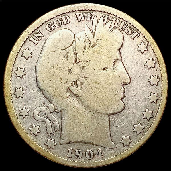 1904-S Barber Half Dollar NICELY CIRCULATED