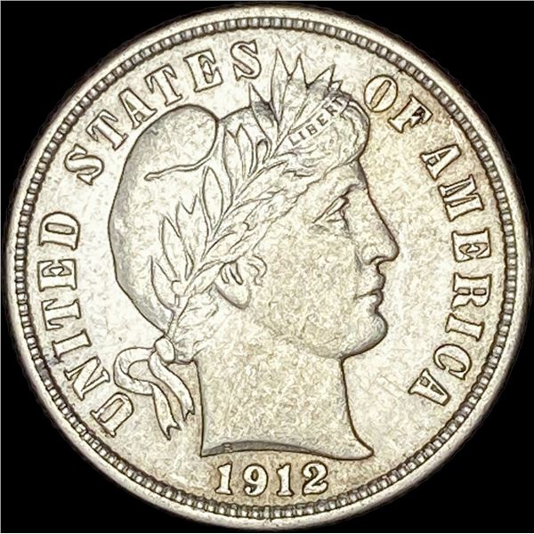 1912 Barber Dime CHOICE AU