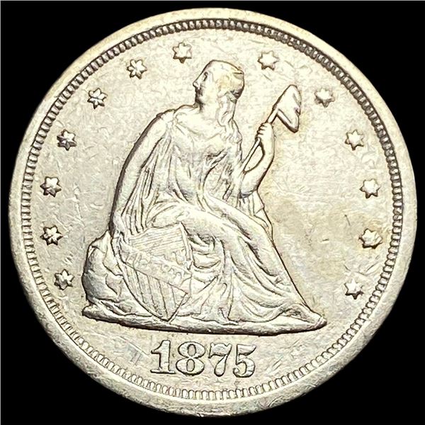 1875-S Silver Twenty Cents CLOSELY  UNCIRCULATED