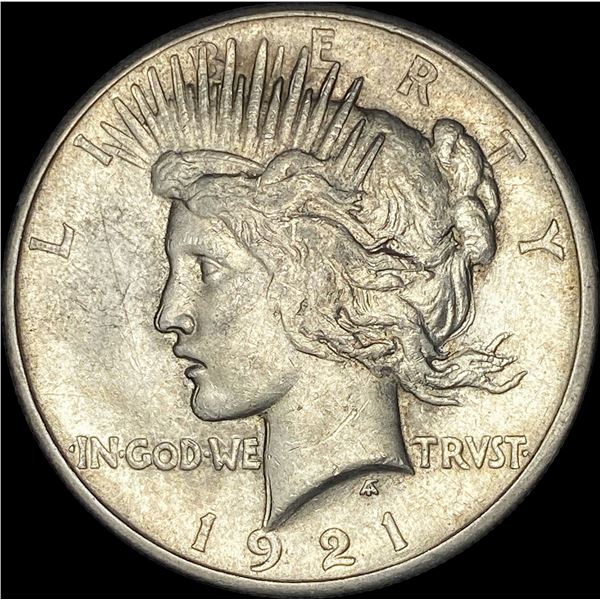 1921 Silver Peace Dollar CHOICE AU