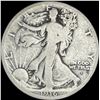 Image 1 : 1916-S Walking Liberty Half Dollar NICELY  CIRCULATED