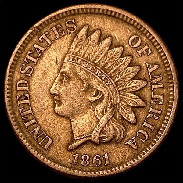 1861 Indian Head Cent CLOSELY UNCIRCULATED