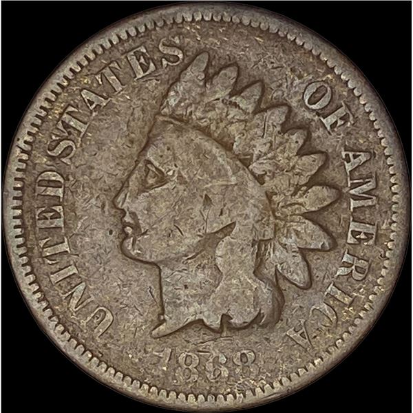 1868 Indian Head Cent LIGHTLY CIRCULATED