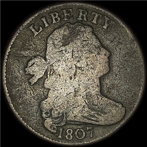 1807 Draped Bust Large Cent NICELY CIRCULATED