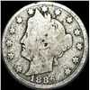 Image 1 : 1886 Liberty Head Nickel NICELY CIRCULATED