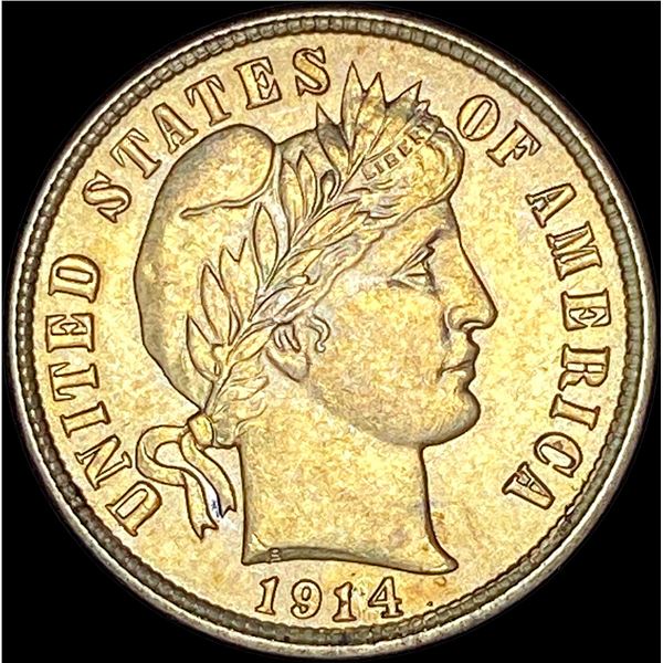1914-D Silver Barber Dime UNCIRCULATED