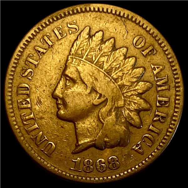 1868 Indian Head Cent LIGHTLY CIRCULATED
