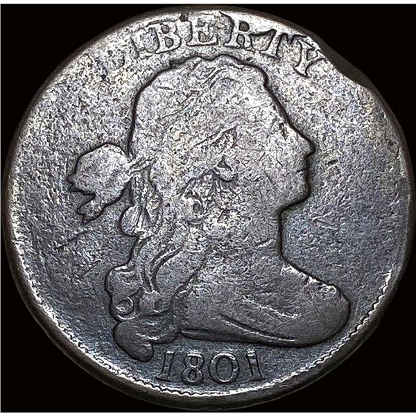 1801 Draped Bust Large Cent NICELY CIRCULATED