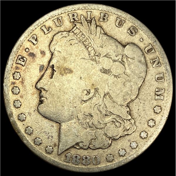 1880-O Silver Morgan Dollar LIGHTLY CIRCULATED
