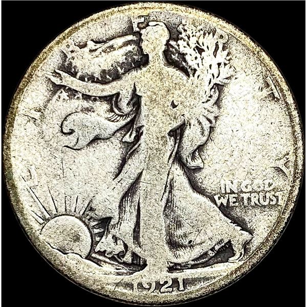 1921-S Walking Liberty Half Dollar NICELY  CIRCULATED