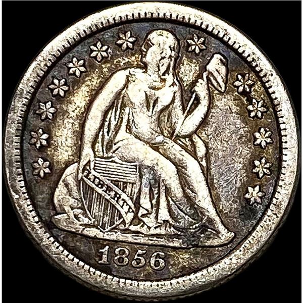 1856-O Seated Liberty Dime NEARLY  UNCIRCULATED