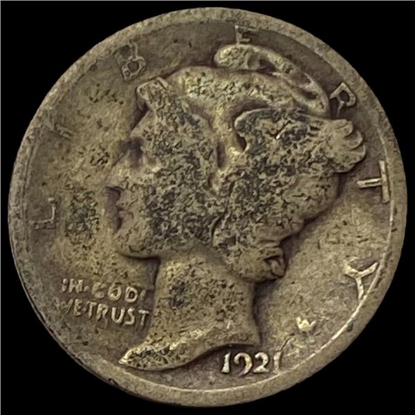 1921 Mercury Dime NICELY CIRCULATED
