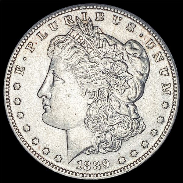 1889-S Silver Morgan Dollar CHOICE AU