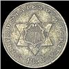 Image 1 : 1853 Silver Three-Cent Piece CLOSELY  UNCIRCULATED