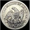 Image 2 : 1855-S Silver Seated Liberty Quarter NICELY  CIRCULATED