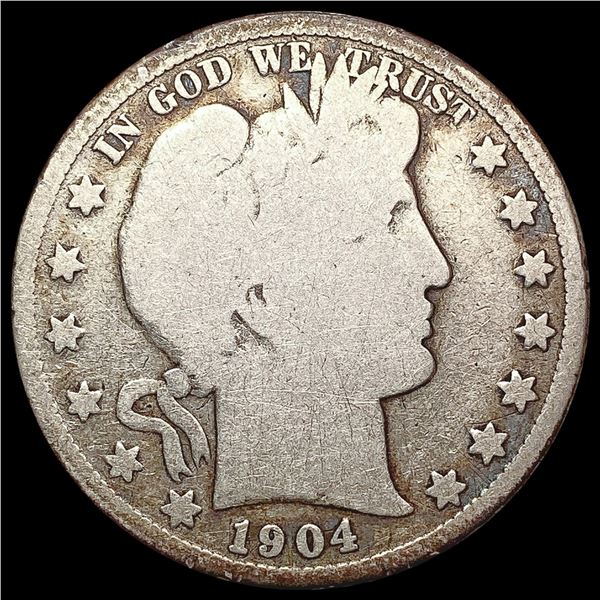 1904-S Barber Half Dollar NICELY CIRCULATED
