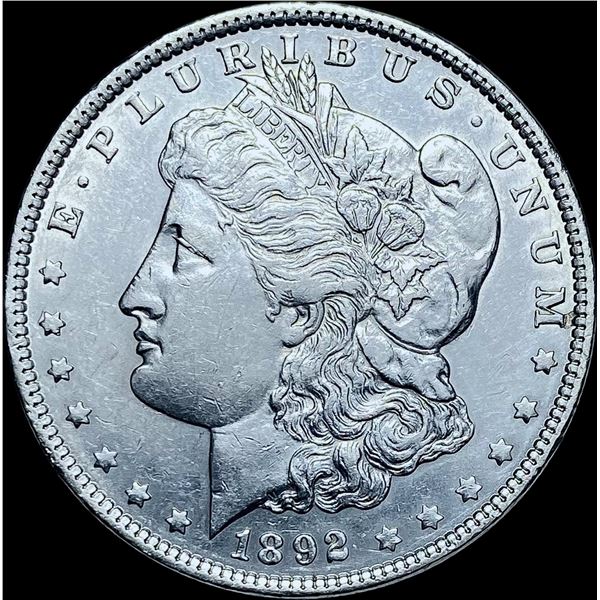 1892 Morgan Silver Dollar CHOICE AU