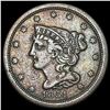 Image 1 : 1851 Braided Hair Half Cent CLOSELY UNCIRCULATED
