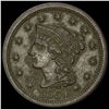 Image 1 : 1851 Braided Hair Large Cent CLOSELY UNCIRCULATED