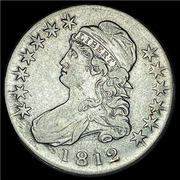 1812 Capped Bust Half Dollar CLOSELY UNCIRCULATED