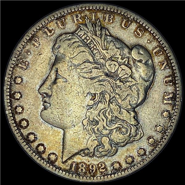 1892-S Silver Morgan Dollar ABOUT UNCIRCULATED