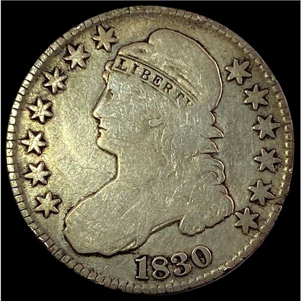 1830 Capped Bust Half Dollar NICELY CIRCULATED