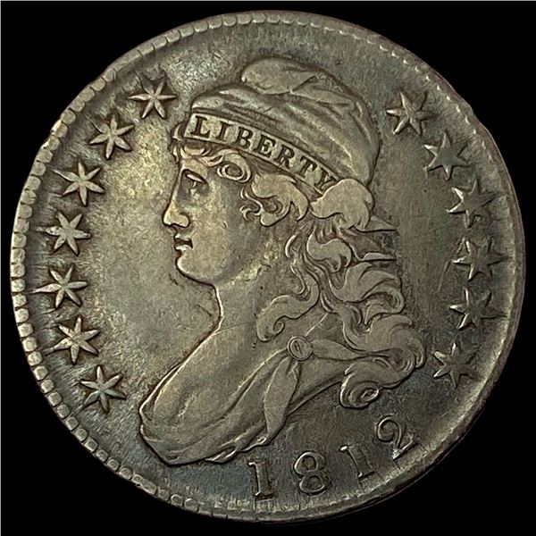 1812 Capped Bust Half Dollar NEARLY UNCIRCULATED