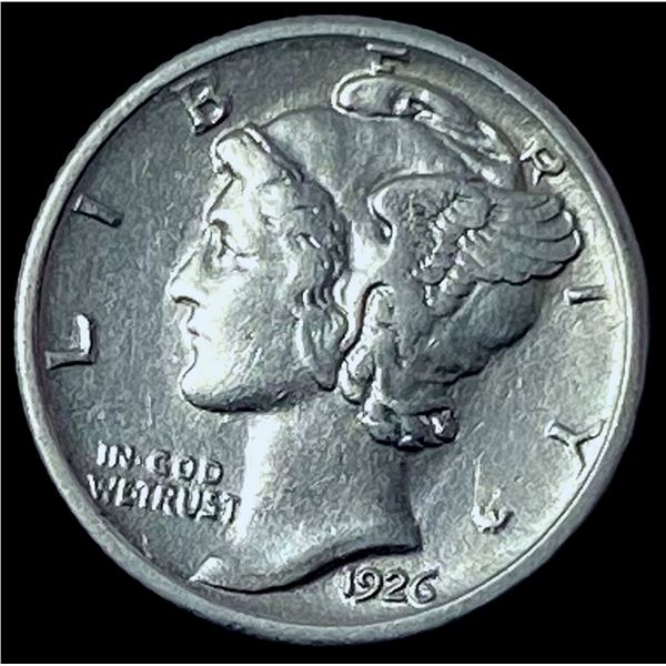 1926-S Silver Mercury Dime CHOICE AU