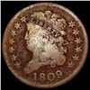 Image 1 : 1809 Classic Head Half Cent NICELY CIRCULATED