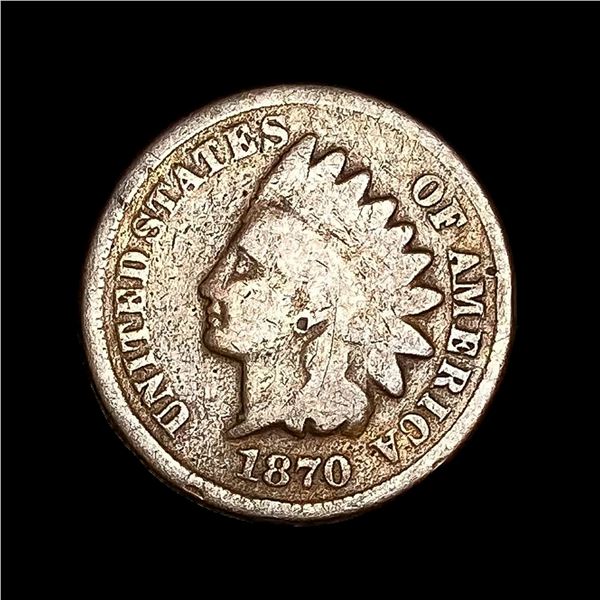 1870 Indian Head Cent NICELY CIRCULATED