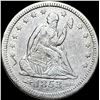 Image 1 : 1853 Arrows/Rays Seated Liberty Quarter CLOSELY UNCIRCULATED