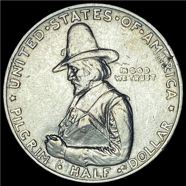 1920 Silver Half Dollar Pilgrim Tercentenary UNCIRCULATED