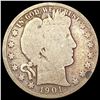 Image 1 : 1901-S Barber Half Dollar NICELY CIRCULATED
