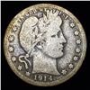 Image 1 : 1914 Barber Quarter NICELY CIRCULATED