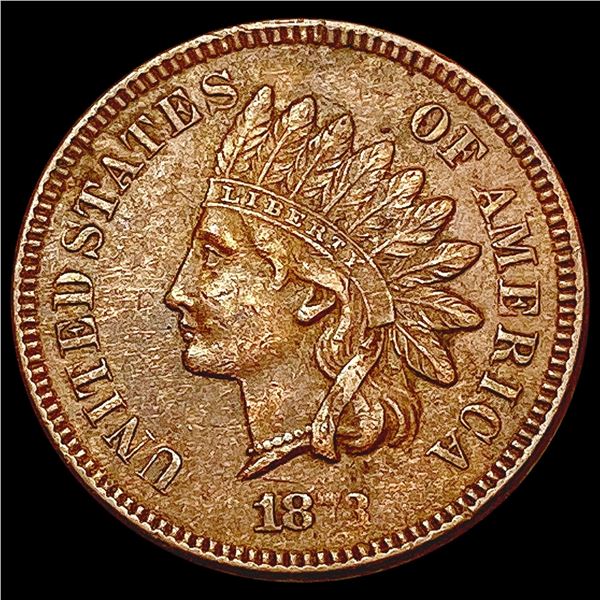 1873 Cl. 3 Indian Head Cent CLOSELY UNCIRCULATED