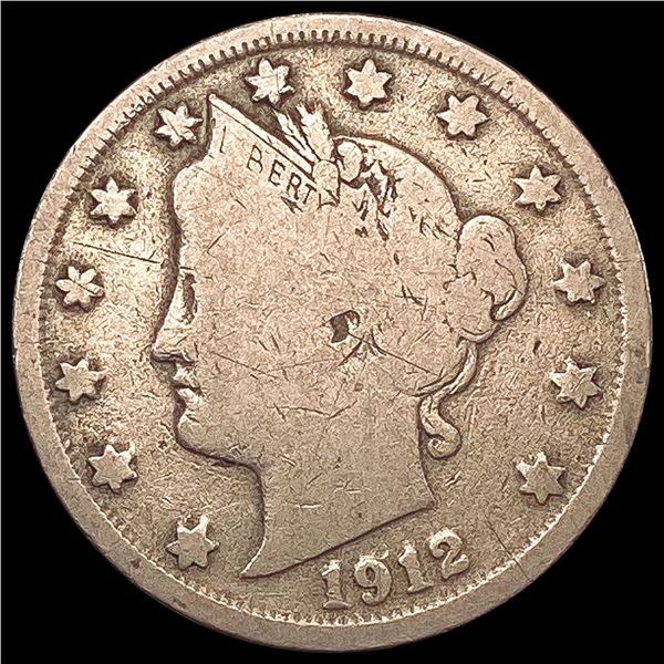 1912-S Liberty Victory Nickel NICELY CIRCULATED